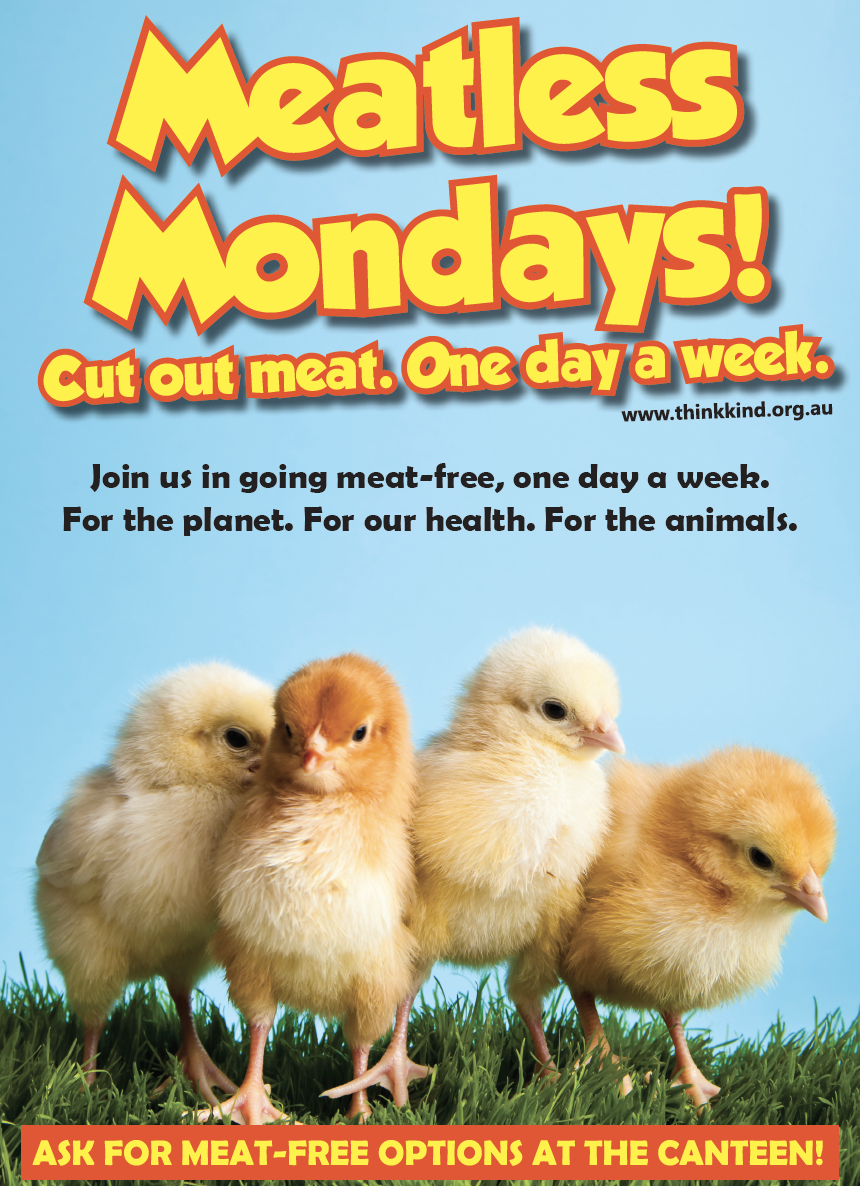 Meatless Mondays Free School Poster